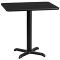 Rectangular Natural Laminate Table Top with Table Height Base O4178