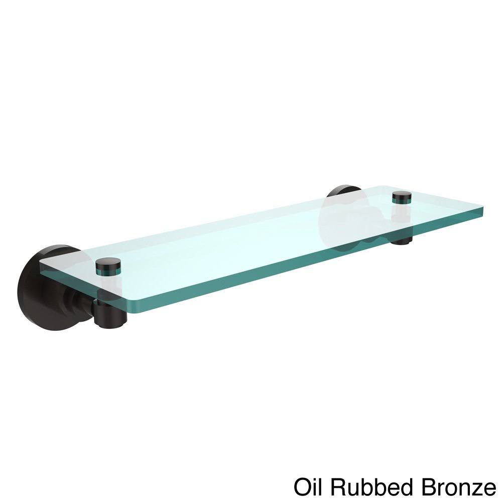 16x22 Glass Vanity Shelf Polished Nickel Y254