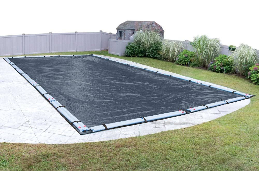 Blue/Black Rectangular Winter Pool Cover K4139
