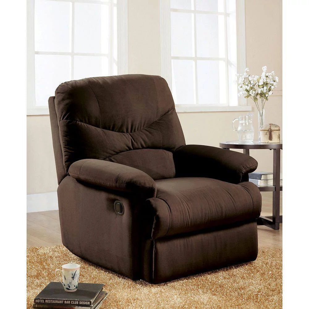 Chocolate Microfiber Recliner S269