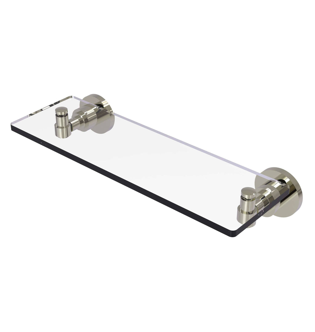 16x22 Glass Vanity Shelf Polished Nickel Y254