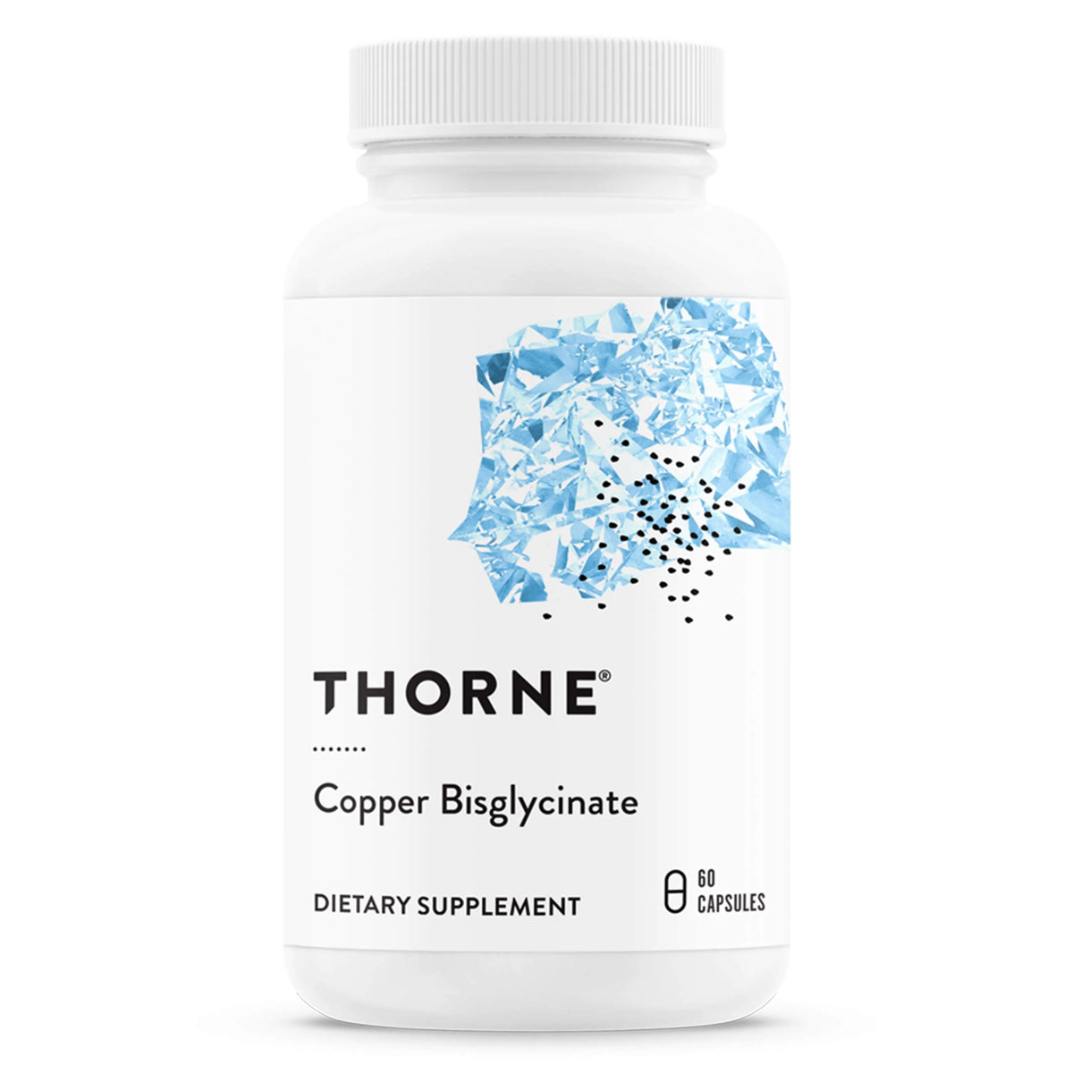 Copper Bisglycinate Trace Mineral Supplement 60 Capsules Y353100