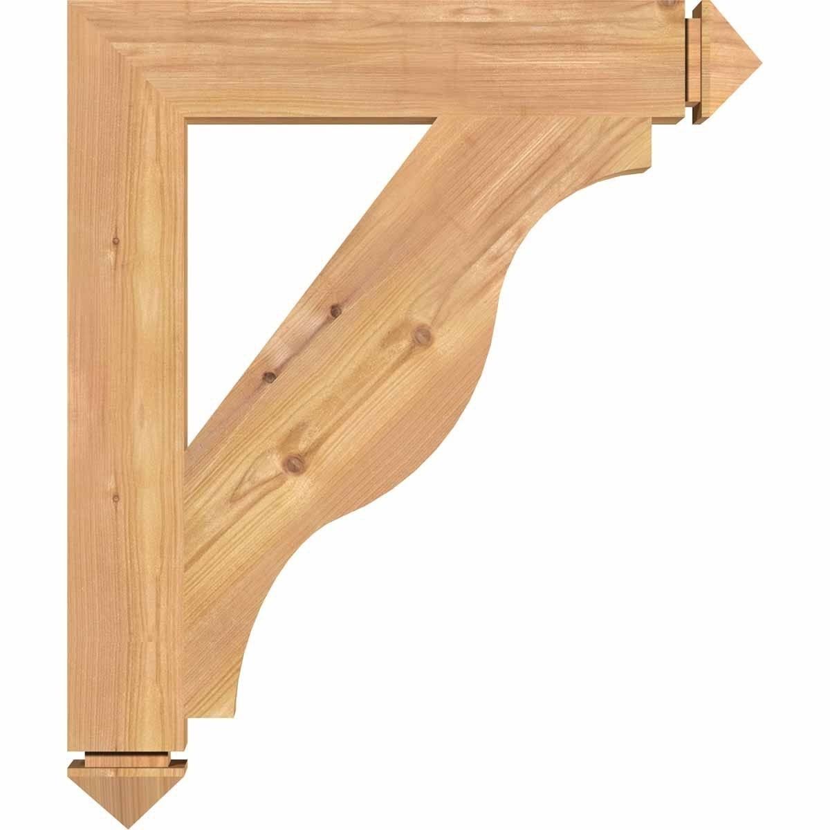 Western Red Cedar Smooth Bracket R143