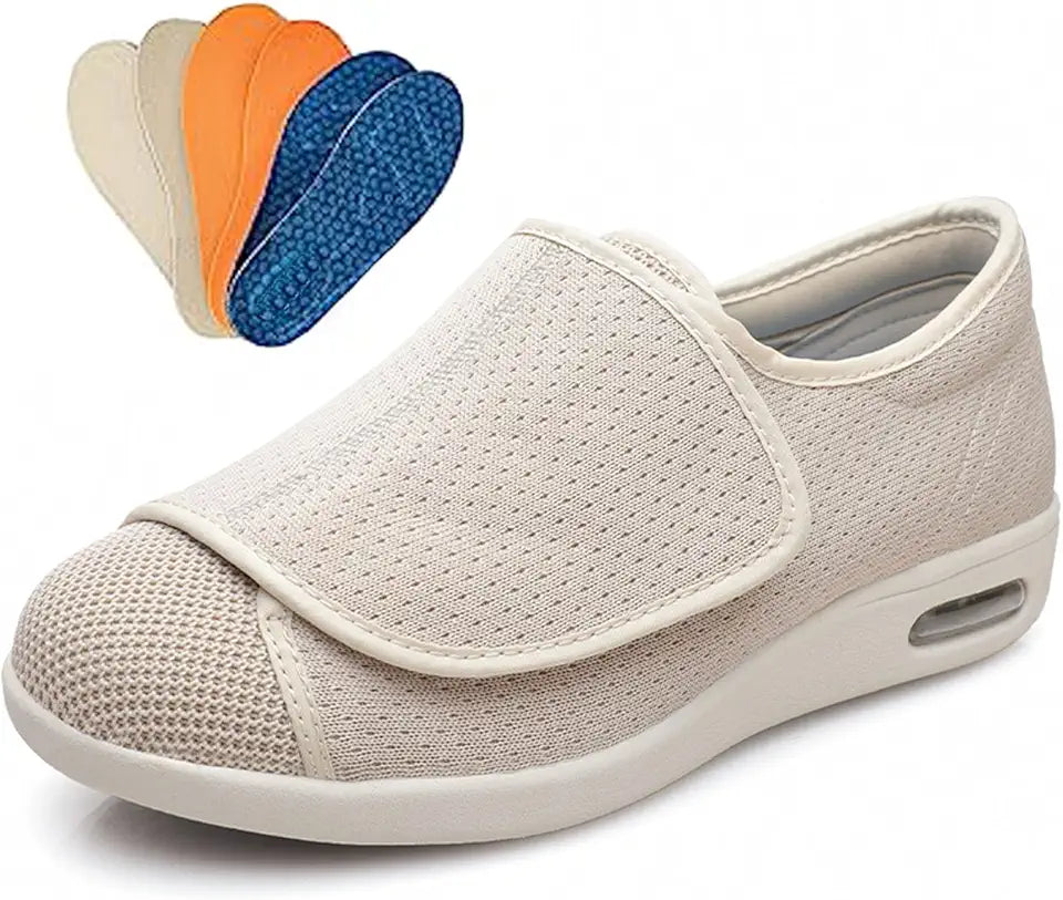 Wide Width Shoes with Adjustable Closure D17579