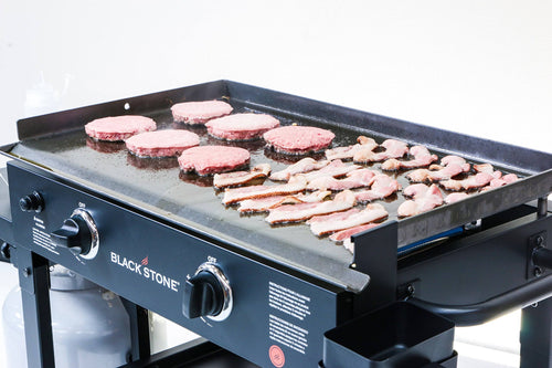 28 in 2-Burner Propane Gas Grill with Griddle Top L63815