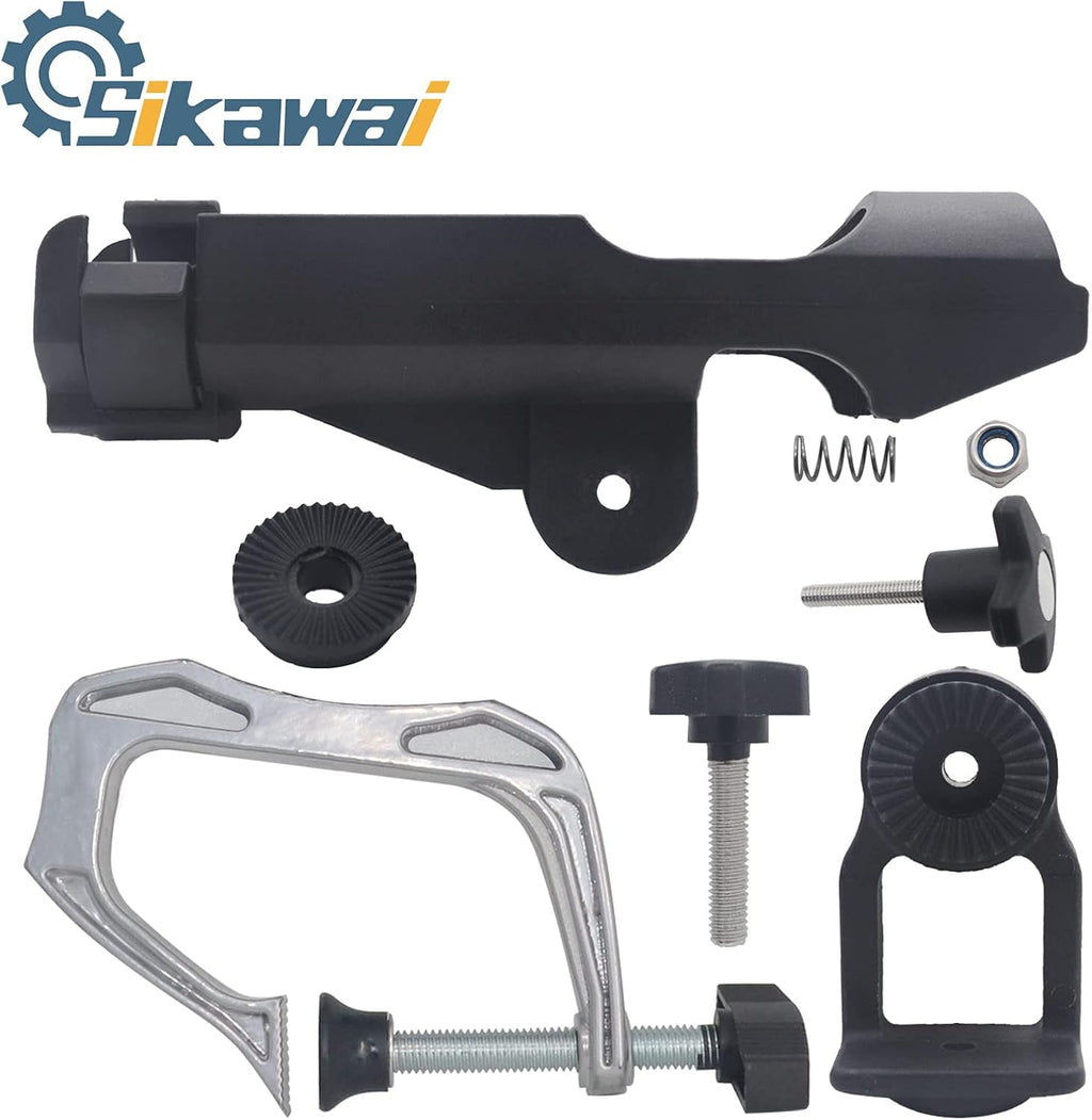 Fishing Rod Holders for Boat Canoe Folding Holder with 360 Degree Adjustable Large Clamp Opening - 2 Pack U242074