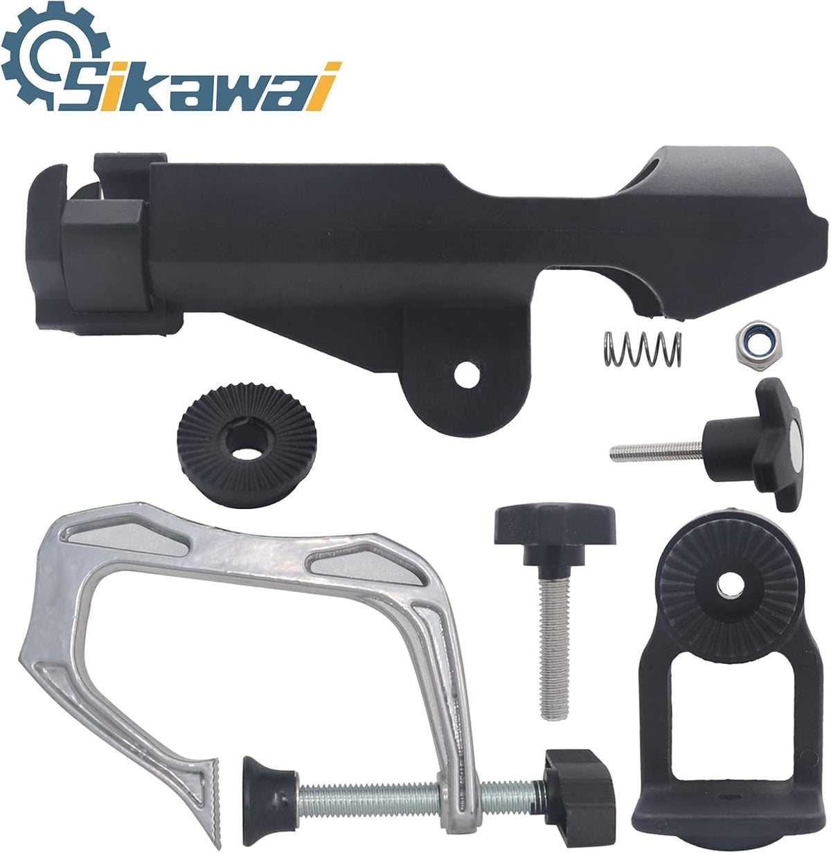 Fishing Rod Holders for Boat Canoe Folding Holder with 360 Degree Adjustable Large Clamp Opening - 2 Pack U242074