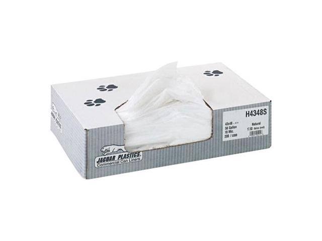 Natural 56gal 16 Micron 43 x 48 200 Liners E4102