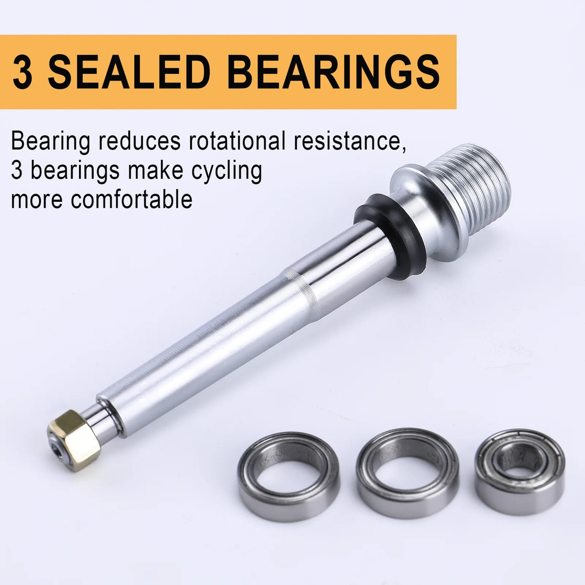 3 Bearings 9/16” Aluminum Alloy Bike Pedals R92805
