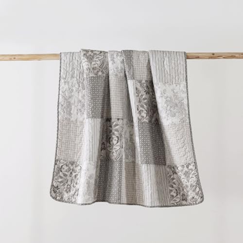50" x 60" Cotton Quilted Throw Blanket C1727
