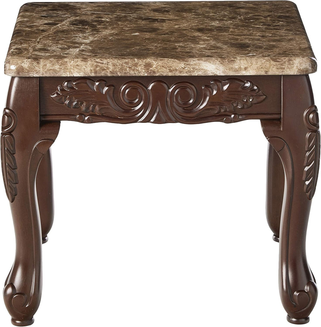 3-Piece Faux Marble Top Accent Tables Set M343