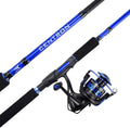 Fishing Rod and Reel Combo, Spinning & Baitcasting Combos, IM6 Graphite 2Pc Blanks, Stainless Steel Guides with Ceramic Rings, Contoured EVA Handles Z450