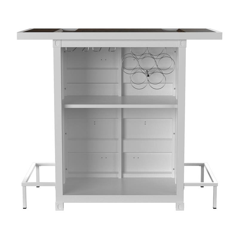 White Metal Bar Table G64703