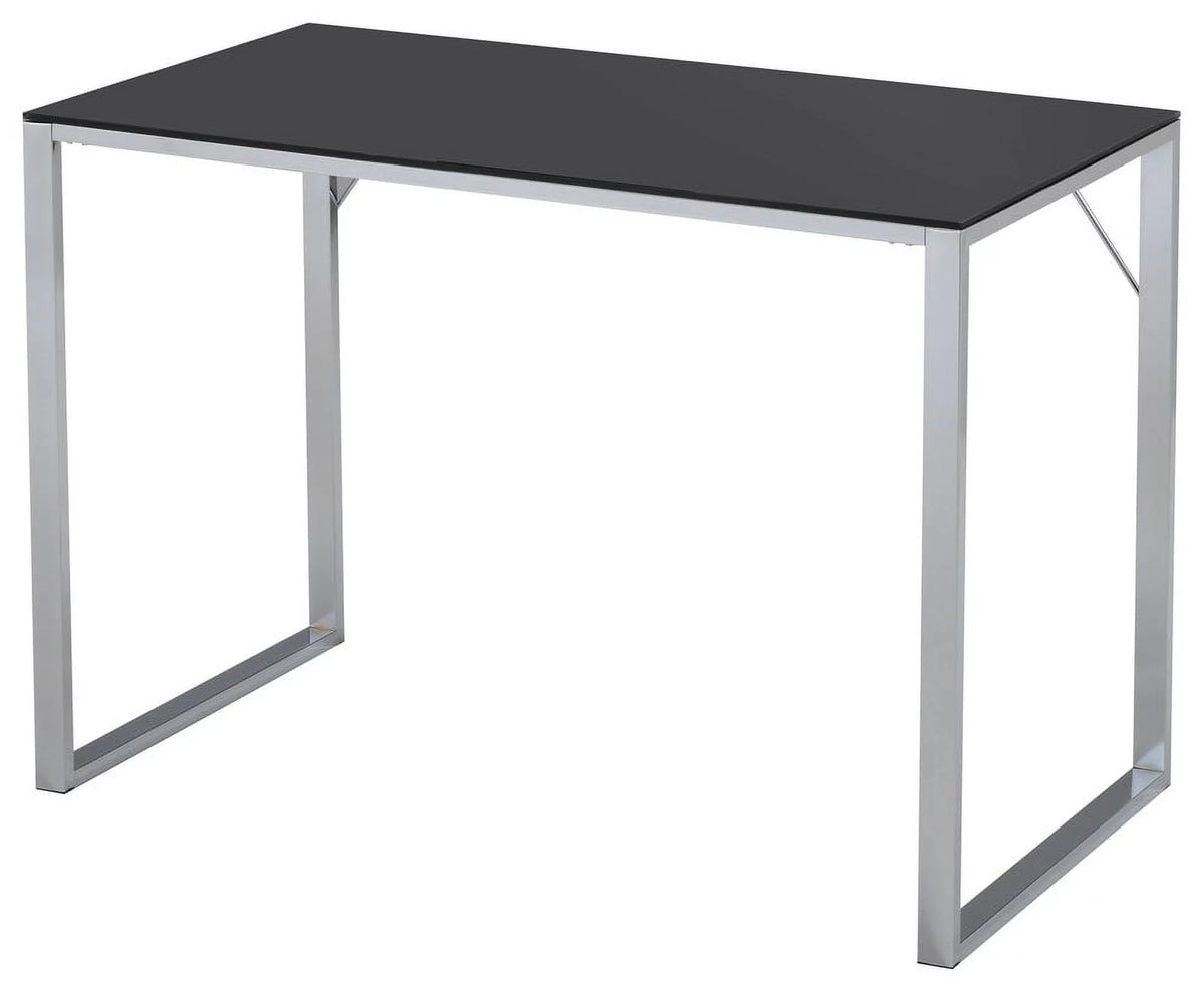 Black Tempered Glass Computer Desk C368