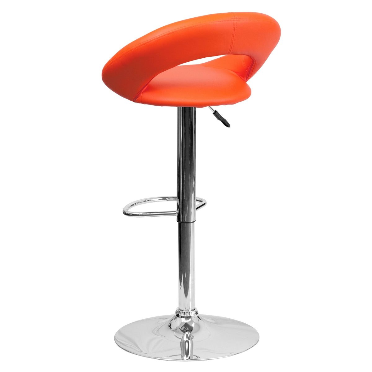 2 Pack Vinyl Adjustable Height Barstool D267963