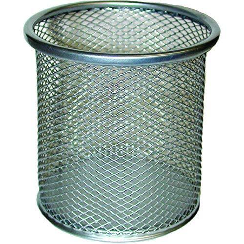 Silver Metal Desk Top Pen & Pencil Holder, Pack of 48 P8059