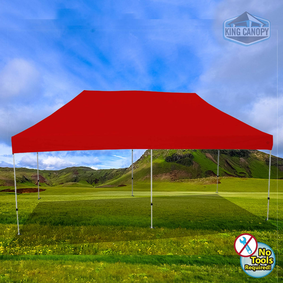 White Frame Instant Pop Up Tent W8927
