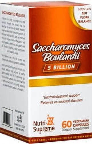 Kosher Saccharomyces Boulardii 5 Billion 60 Vegetarian Capsules P404