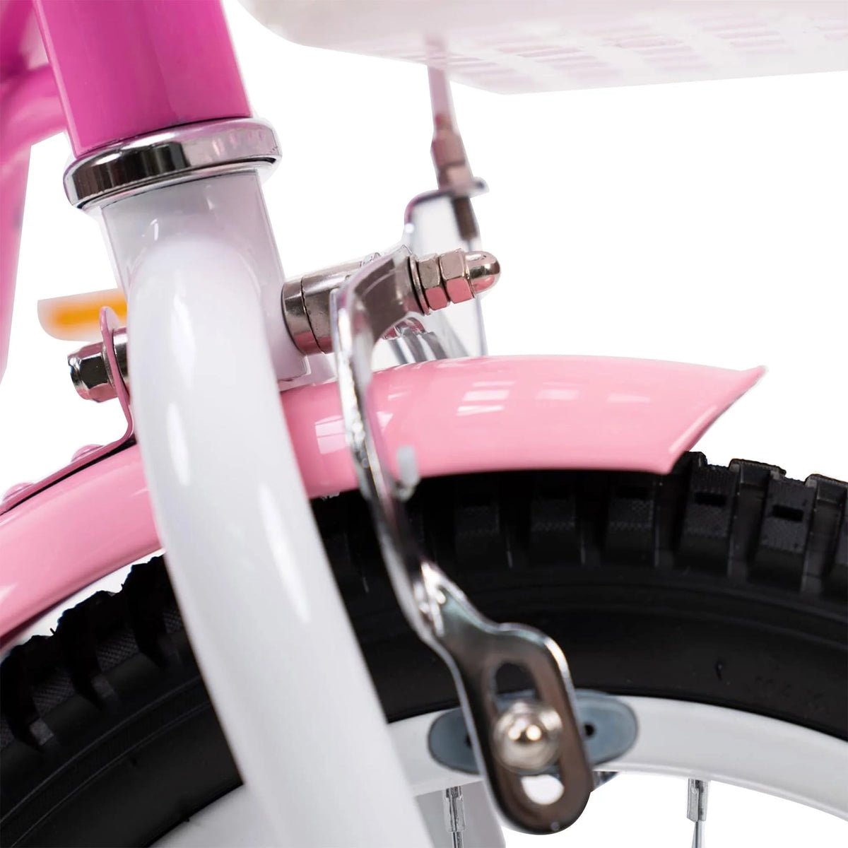 14 Inch Girls Kids Bike with Basket Training Wheels E942290