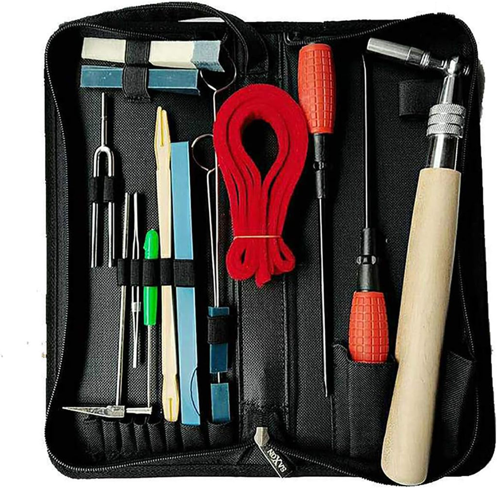 16 Pieces Piano Tuner Tools with Case Q5992