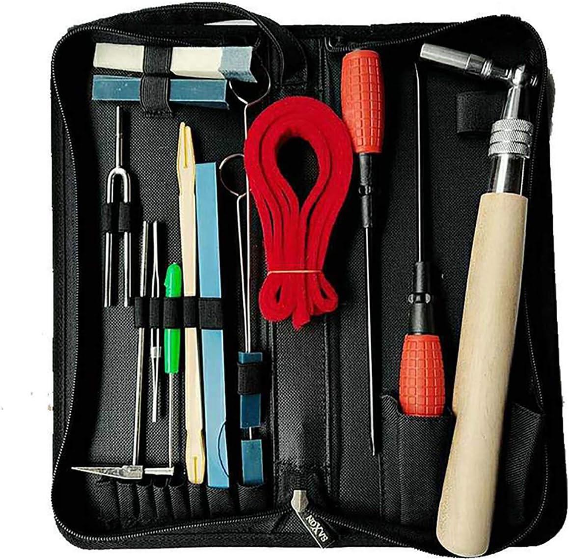16 Pieces Piano Tuner Tools with Case Q5992