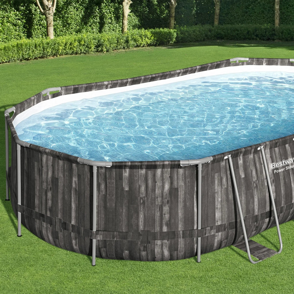 16x10x3.5 Foot Above Ground Swimming Pool Set with Pump W2229