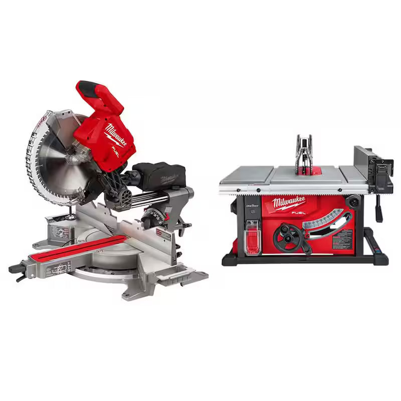 18V Brushless Cordless Dual Bevel Sliding Compound Miter Saw with Table Saw C455671