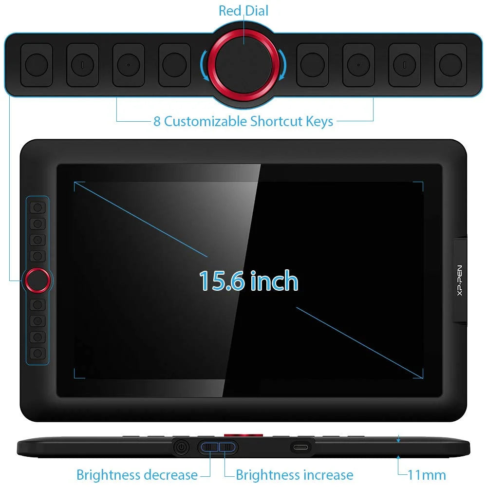 Graphics Drawing Tablet Pen Display with Tilt Function F2943