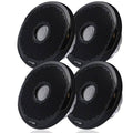 2-Way Speakers with White and Gray Grills B744