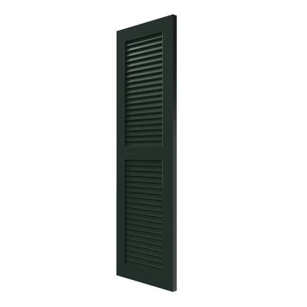 15x22W x 77x22H Exterior Composite Louvered Shutters (Per Pair) V178