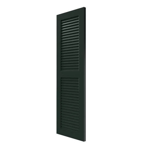 15x22W x 77x22H Exterior Composite Louvered Shutters (Per Pair) V178