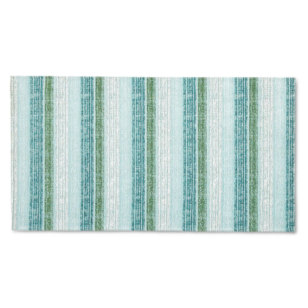 Mint Green/White 20"x36" Kitchen Mat Z217