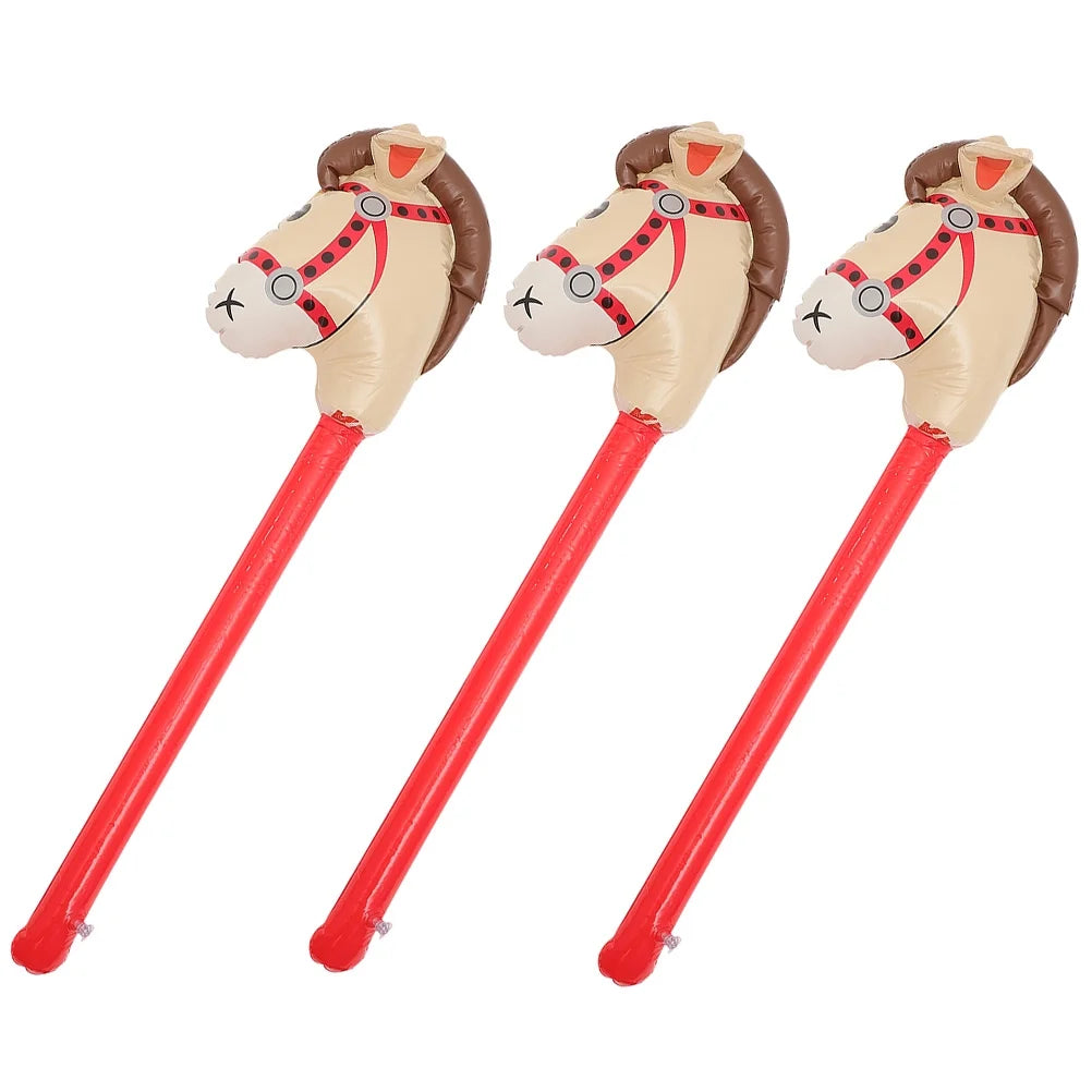 Inflatable Hammer 3Pcs Inflatable Stick Toys Sports Toys Kids Cheering Props A35092