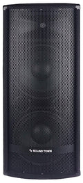 Dual 12" 1200W 2-Way Full-range Passive PA Speaker with Titanium Compression Driver R7852