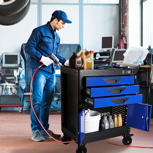 27.5 Inch 3-Drawer Rolling Steel Tool Chest with Wheels F20833