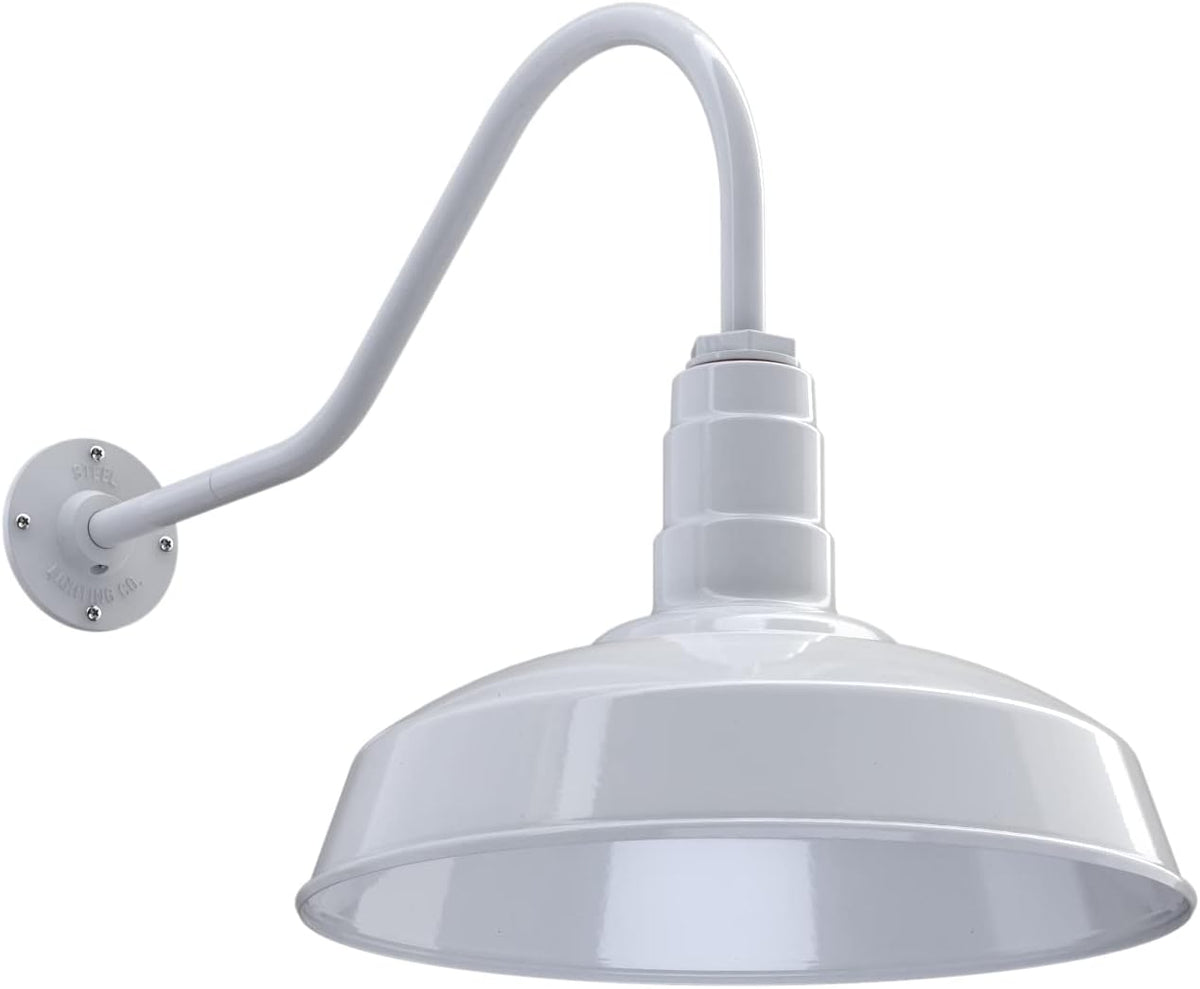 16 Dome 23 Gooseneck Galvanized Outdoor Wall Mounted Barn Light H418587