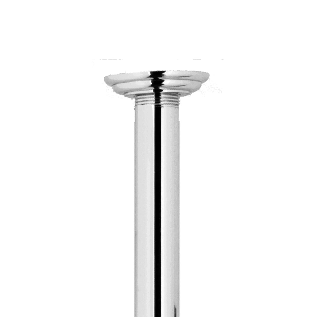 Satin Nickel 18 inch Ceiling Mount Arm & Flange E914002