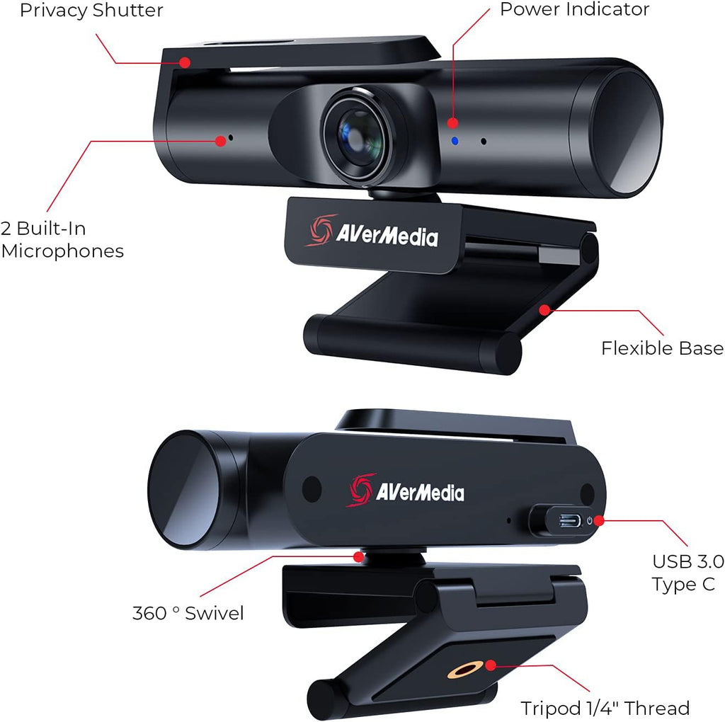 4K UHD Webcam with Microphone T376