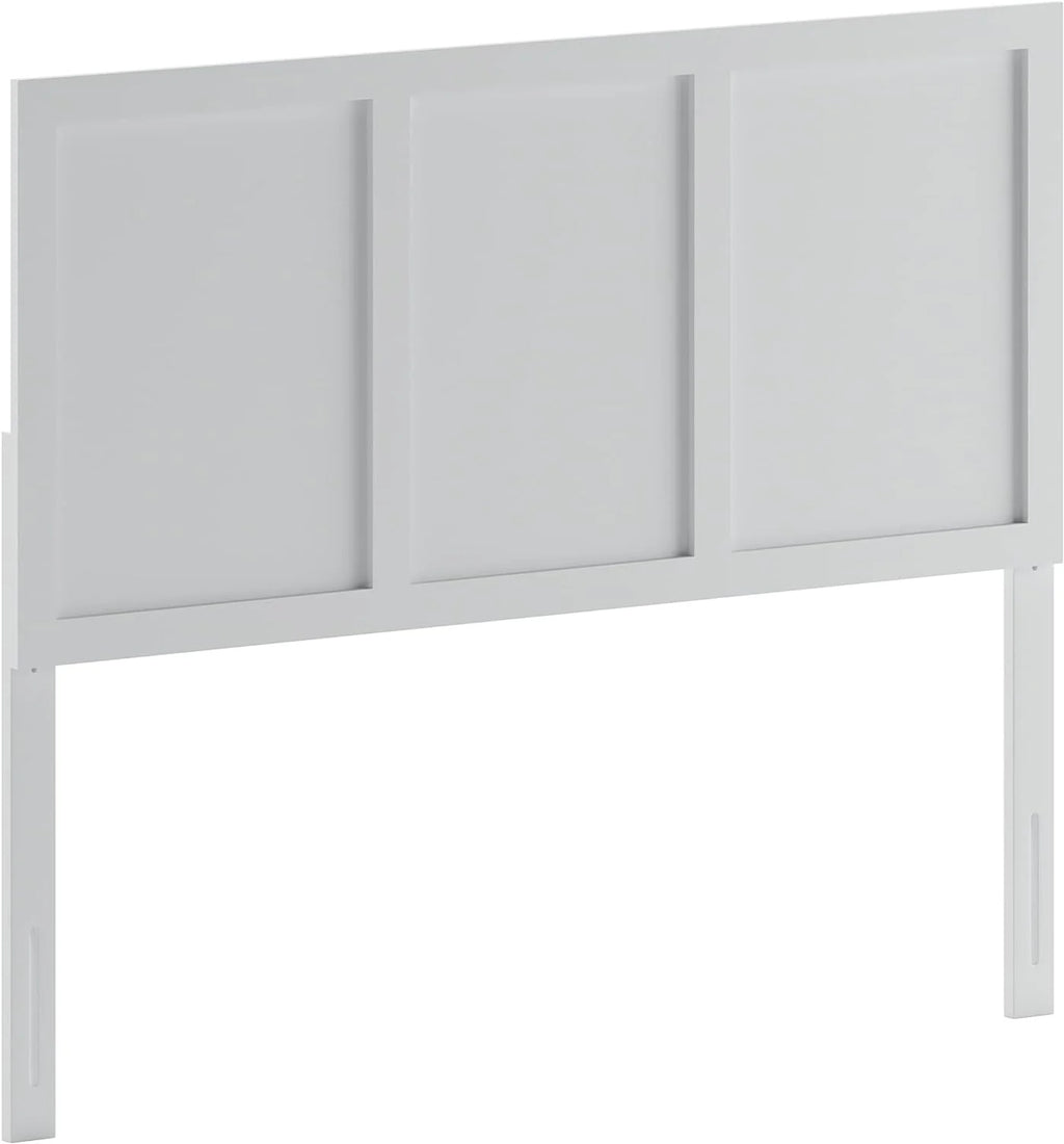 White Wooden Adjustable Headboard E242454