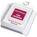 Heavyweight Poly Sheet Protectors Clear, Top Loading, 11 x 8-1/2, 100/BX F21889