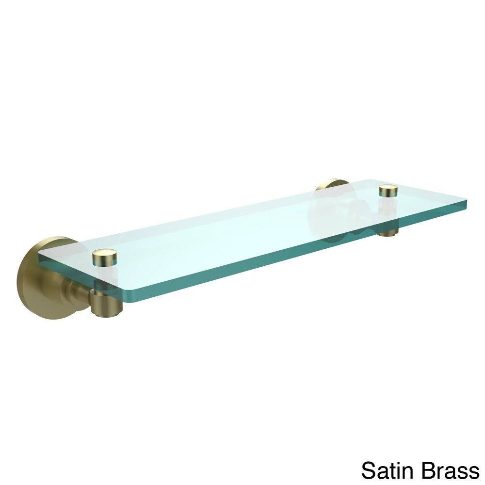 16x22 Glass Vanity Shelf Polished Nickel Y254