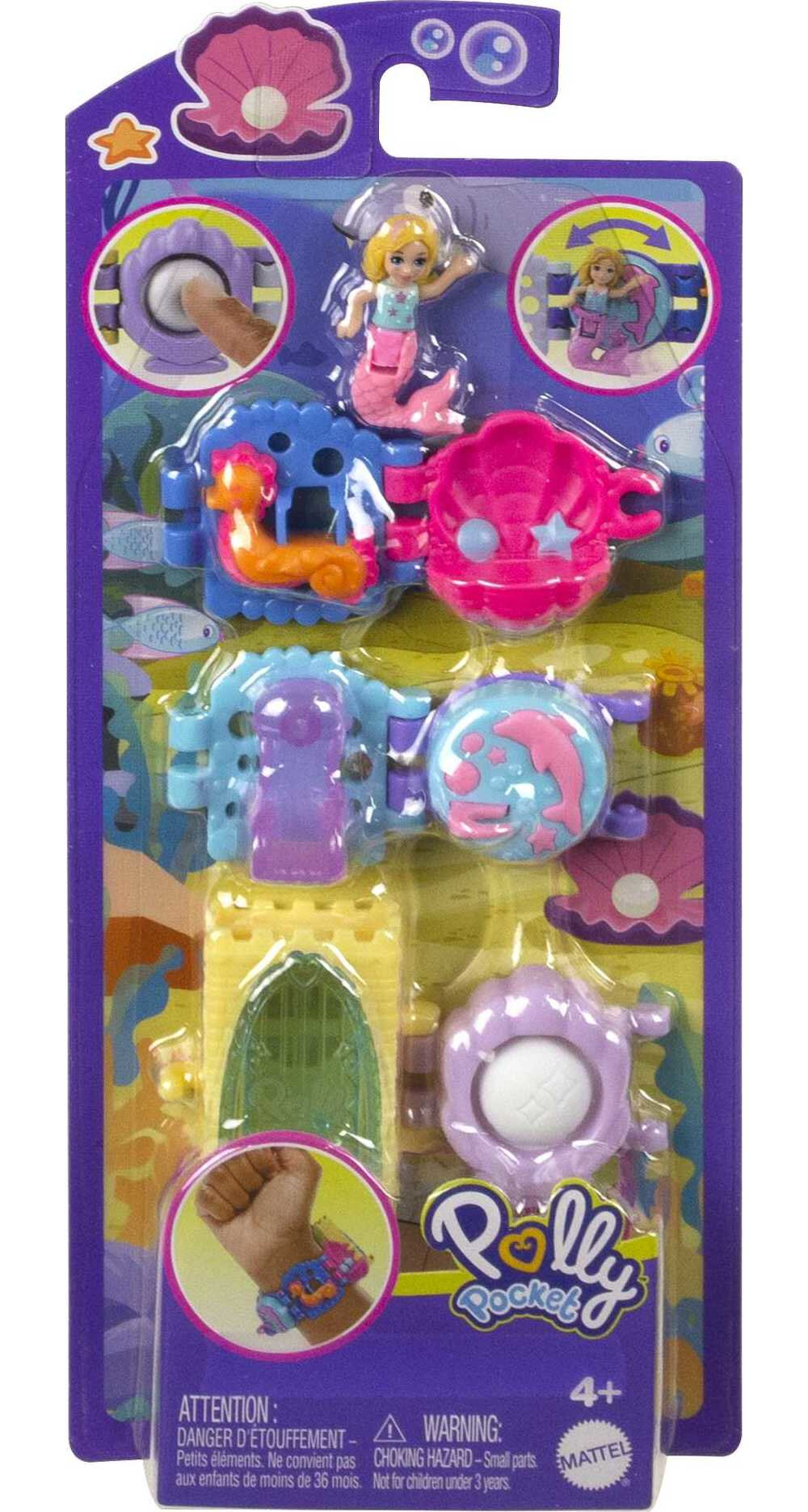 Bracelet Treasures Wearables with Snap-Together Sections and Micro Doll X942