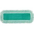 Green Microfiber Dust Pad with Fringe, 6/Carton Q950771