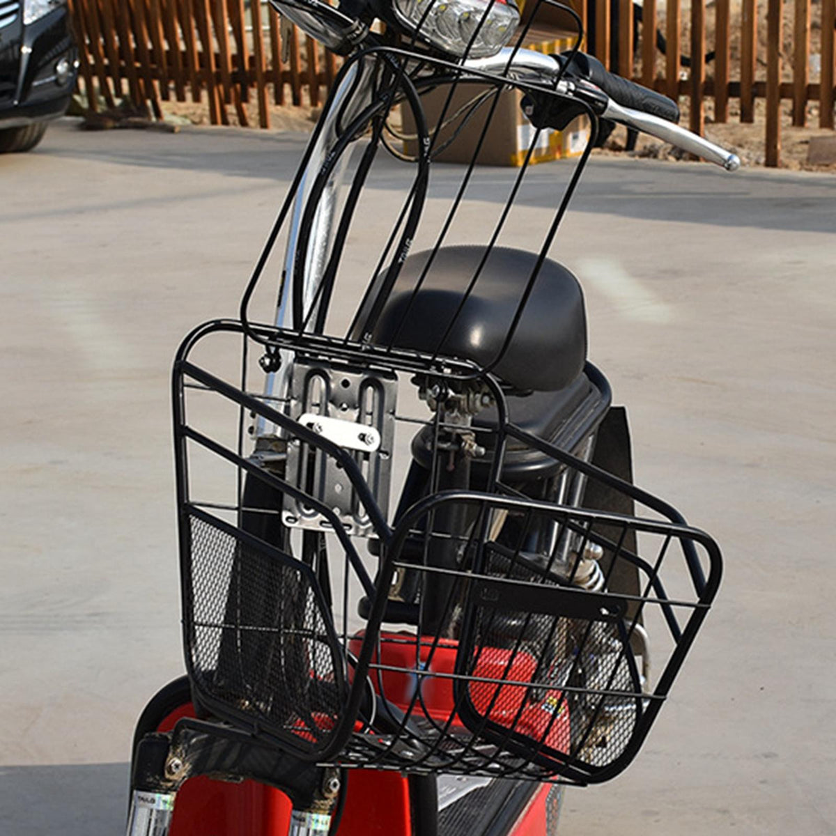 Metal Electric Bike Front Basket B260