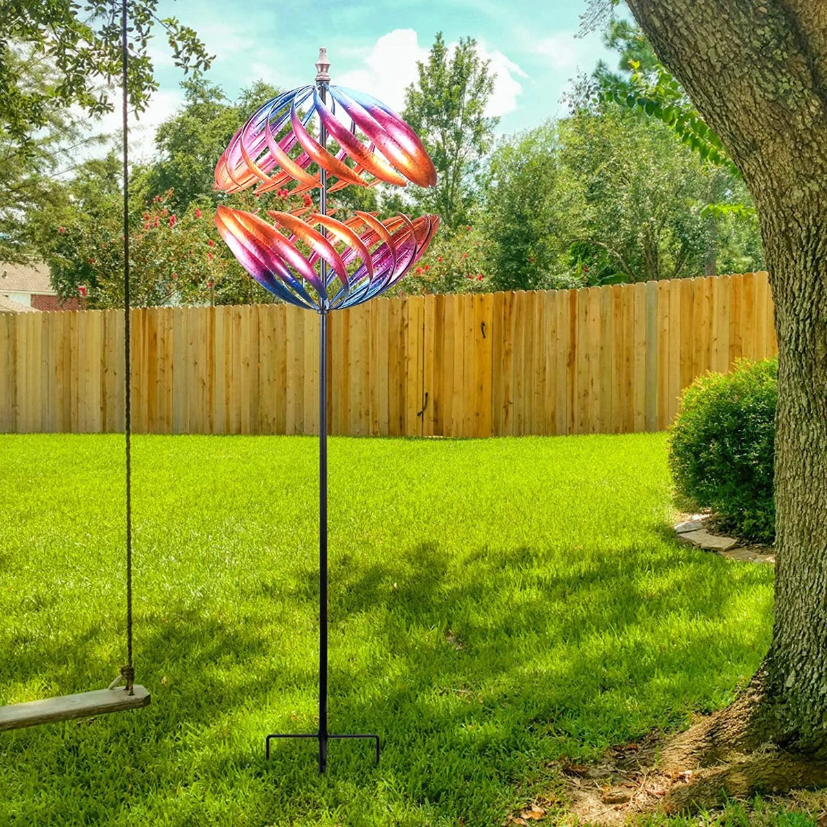 6.5FT Metal Kinetic Wind Spinner B428585