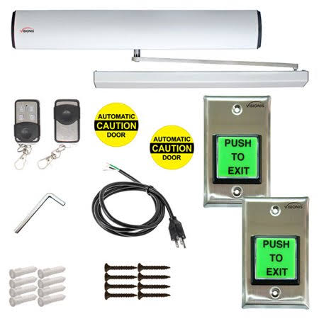 Electric Automatic Door Opener with 2 Wireless Remotes C884704