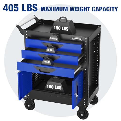27.5 Inch 3-Drawer Rolling Steel Tool Chest with Wheels F20833