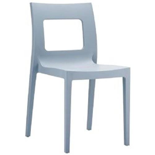 Silver Dining Chair Set of 2 N96589
