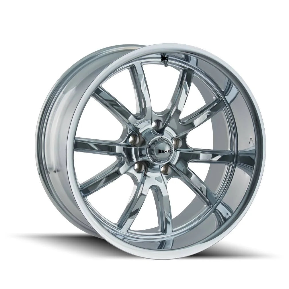 22x9.5 5x120 +18mm Chrome Wheel Rim U365260