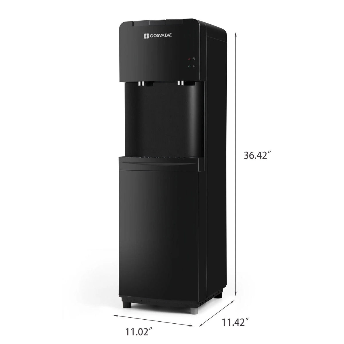 5 Gallon Hot Cold Water Dispenser Top Loading with Child Safety Lock Black N575035